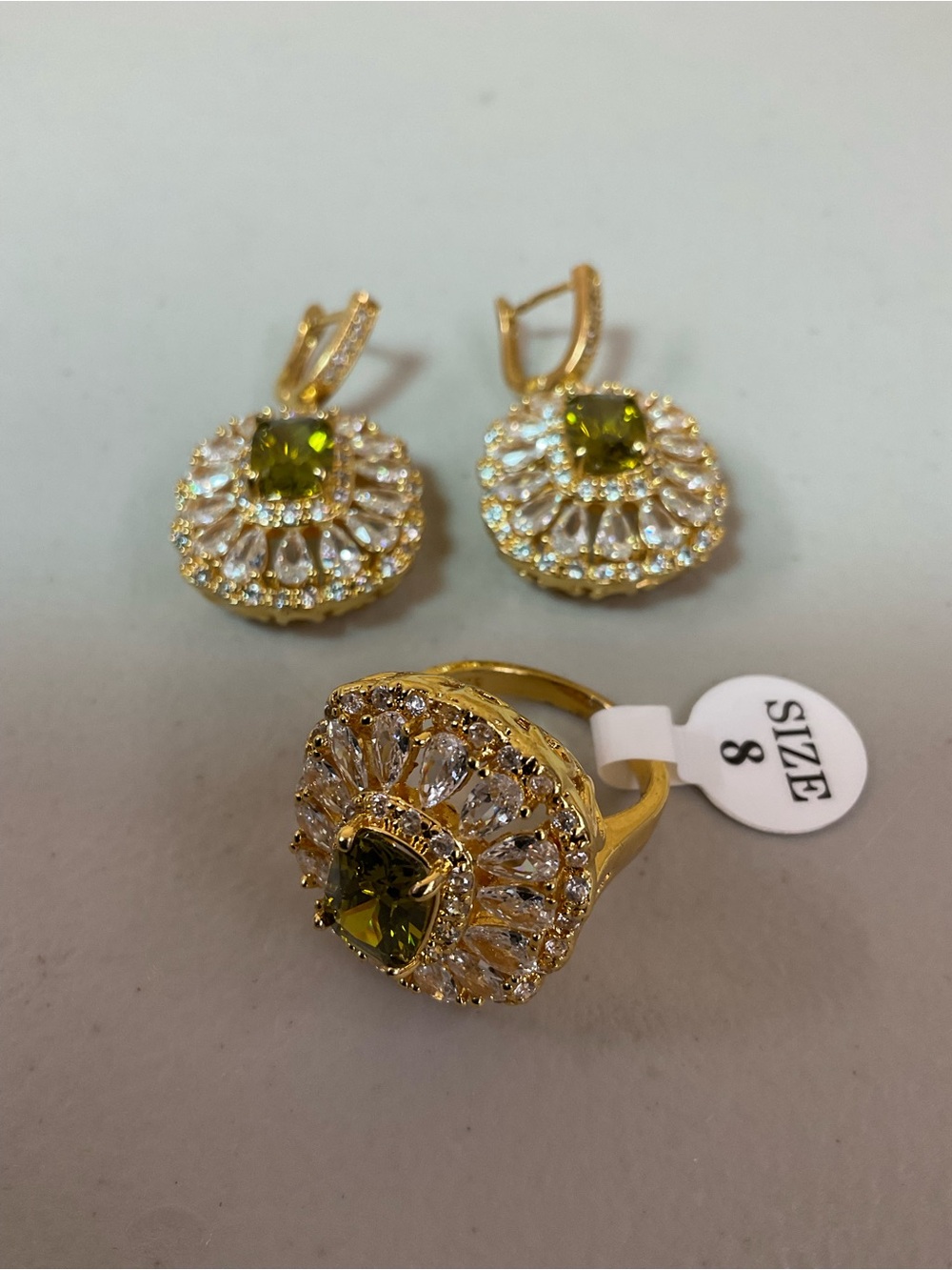 Fashion Ring & Earring Set